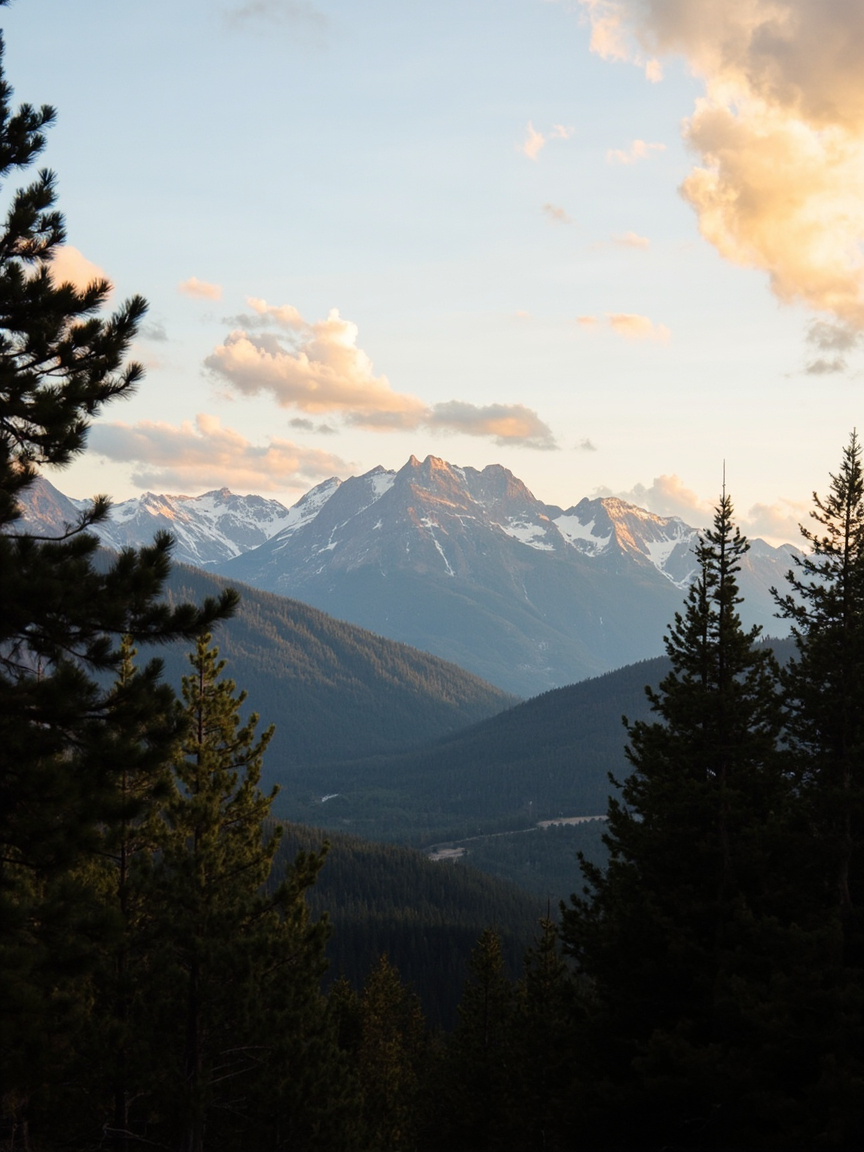 Mountain nature view